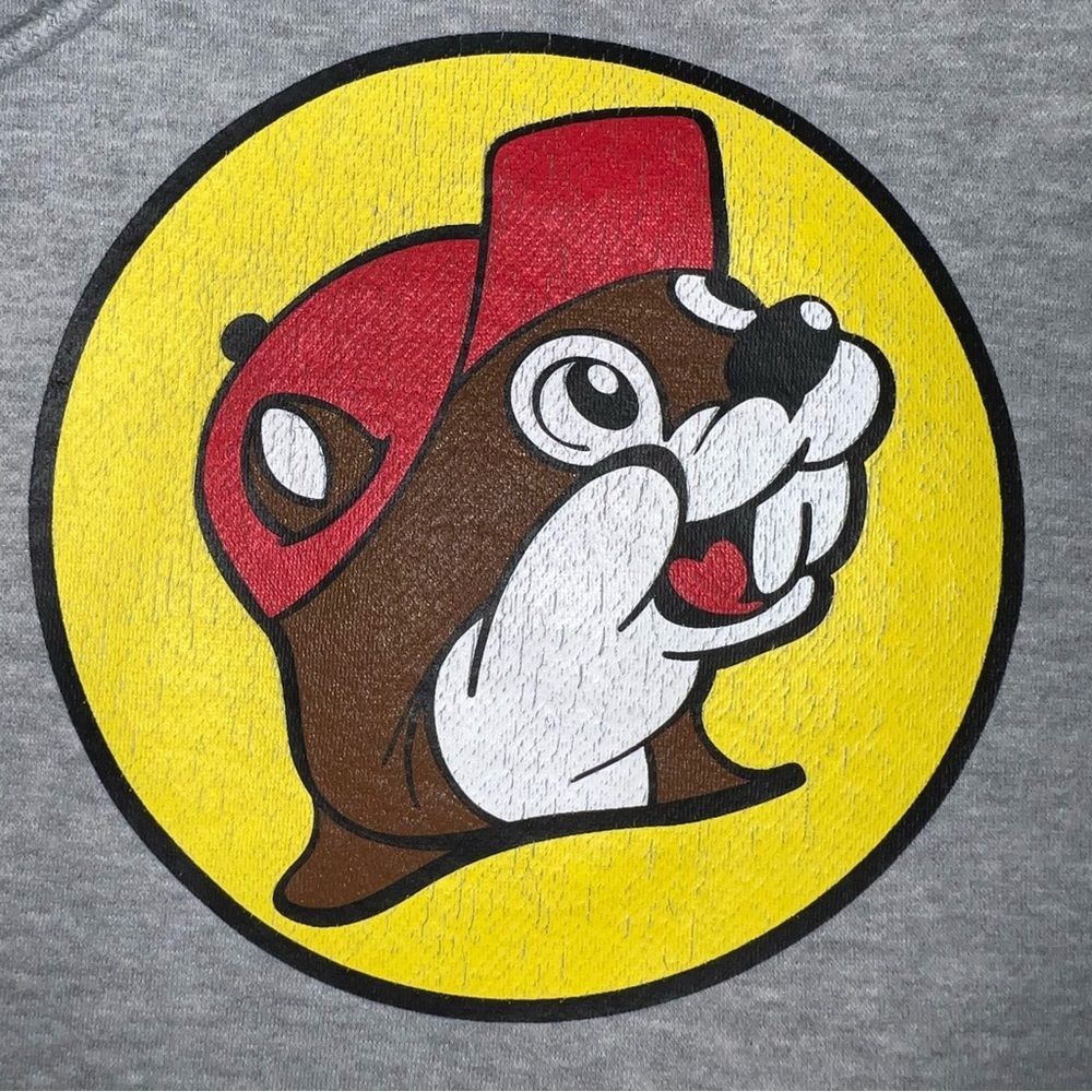 Buc-ee’s Unisex Gray Pullover Hoodie - Size Small